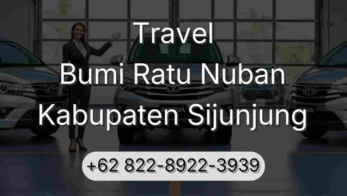 Travel Bumi Ratu Nuban Kabupaten Sijunjung