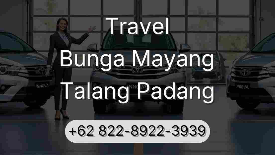 Travel Bunga Mayang Talang Padang