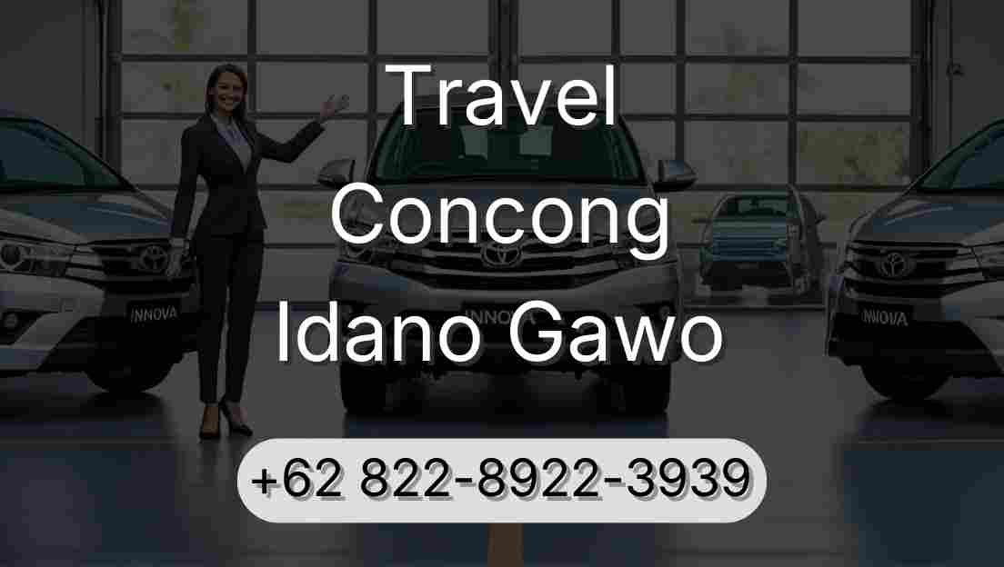 Travel Concong Idano Gawo