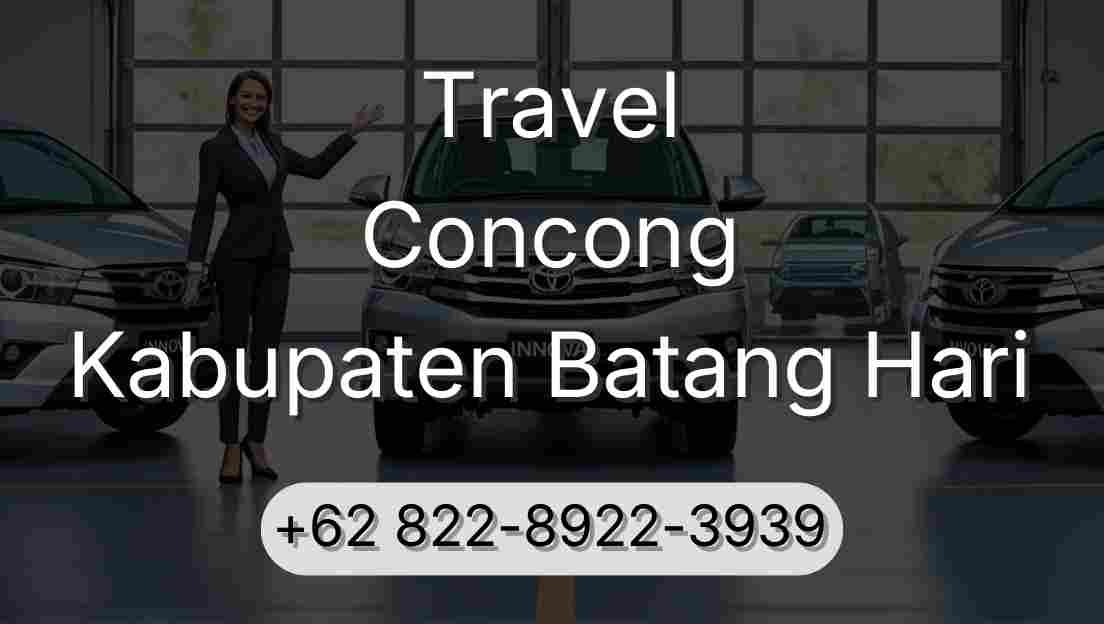 Travel Concong Kabupaten Batang Hari