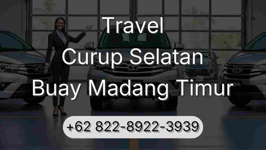 Travel Curup Selatan Buay Madang Timur