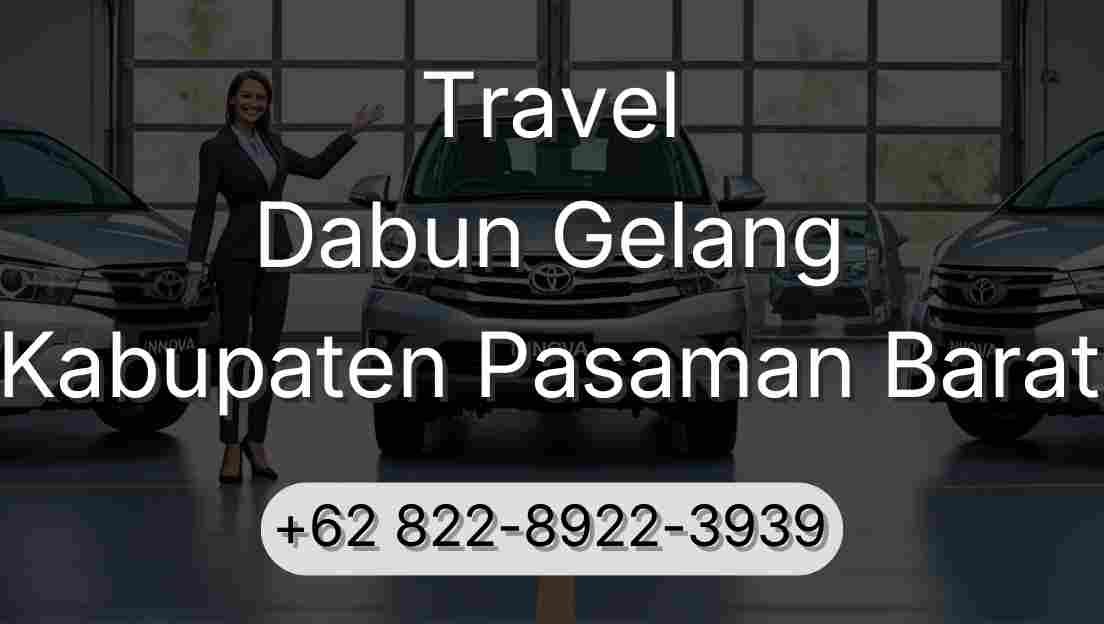 Travel Dabun Gelang Kabupaten Pasaman Barat