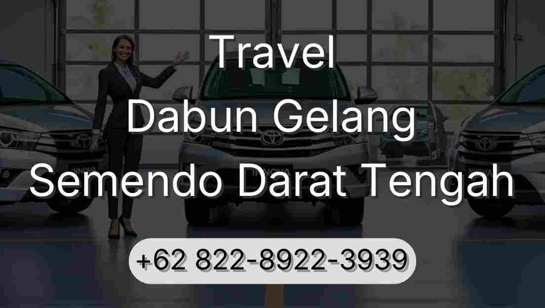 Travel Dabun Gelang Semendo Darat Tengah