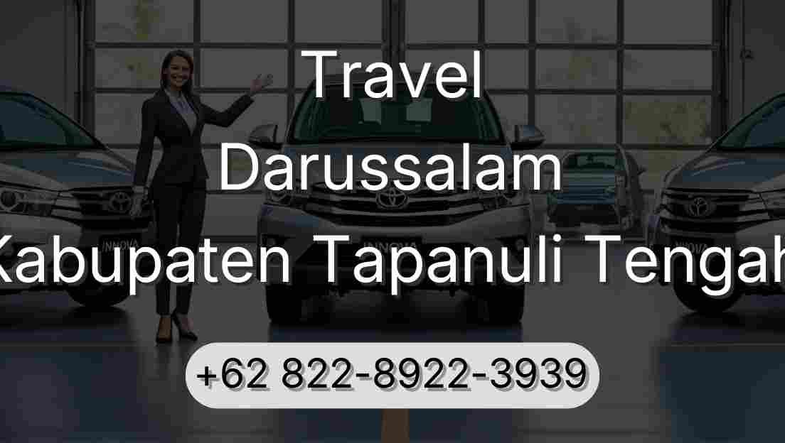 Travel Darussalam Kabupaten Tapanuli Tengah
