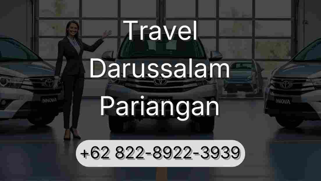 Travel Darussalam Pariangan