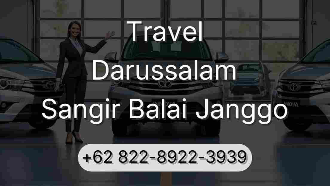 Travel Darussalam Sangir Balai Janggo