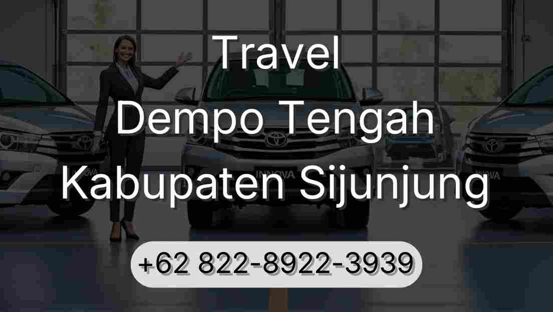Travel Dempo Tengah Kabupaten Sijunjung