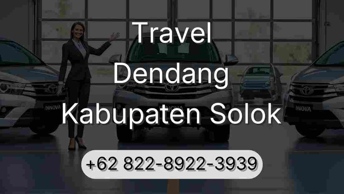 Travel Dendang Kabupaten Solok