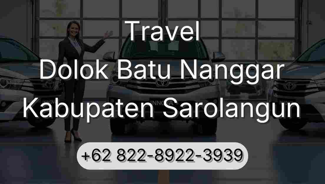Travel Dolok Batu Nanggar Kabupaten Sarolangun