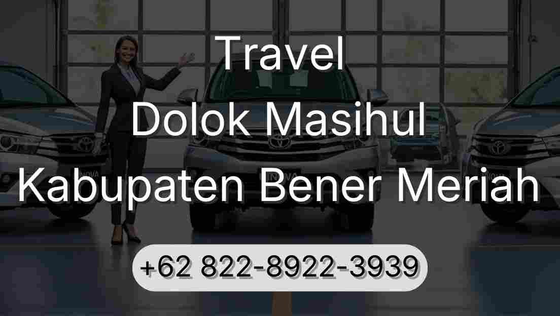 Travel Dolok Masihul Kabupaten Bener Meriah
