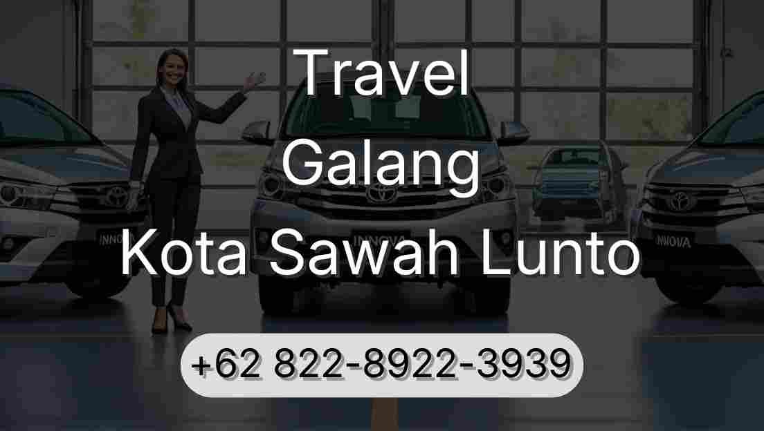 Travel Galang Kota Sawah Lunto