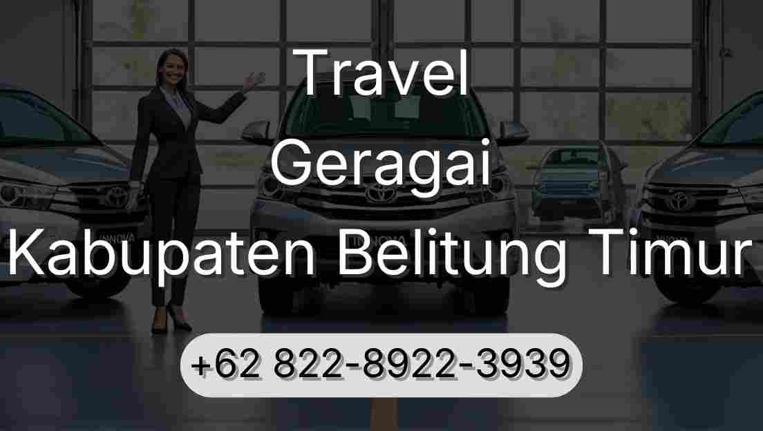 Travel Geragai Kabupaten Belitung Timur