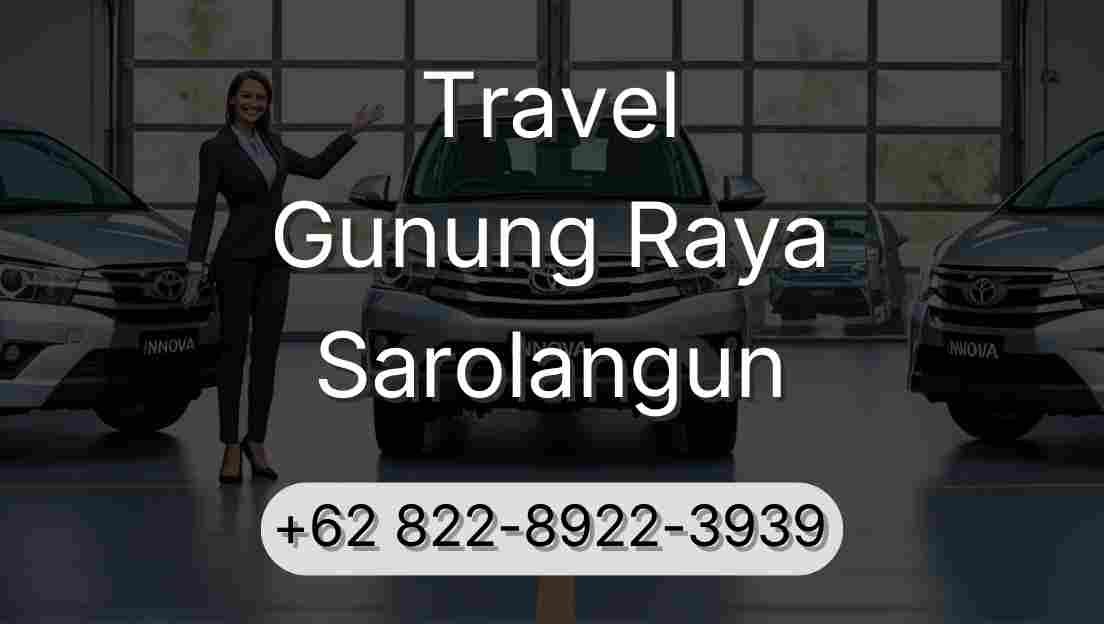 Travel Gunung Raya Sarolangun