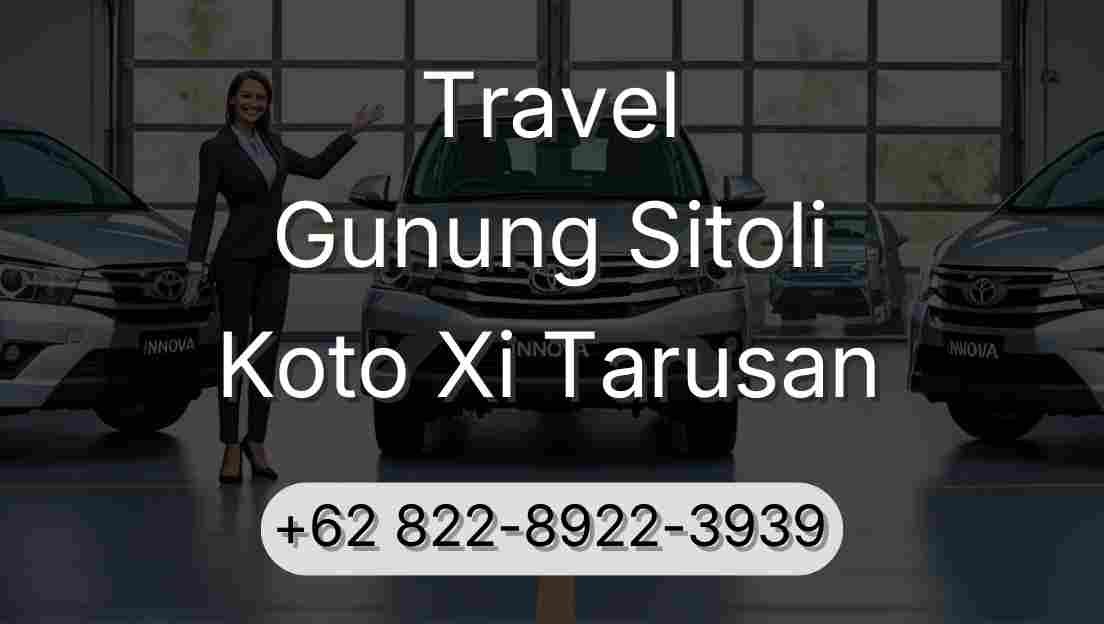 Travel Gunung Sitoli Koto Xi Tarusan