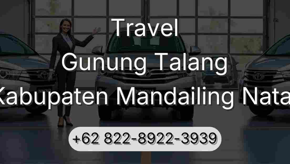 Travel Gunung Talang Kabupaten Mandailing Natal
