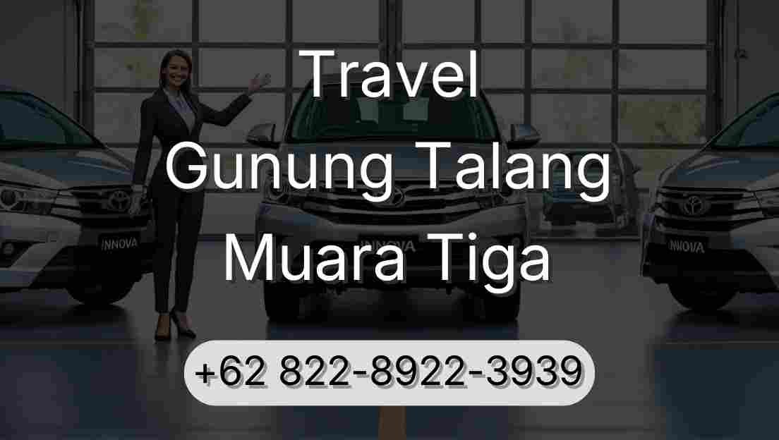 Travel Gunung Talang Muara Tiga