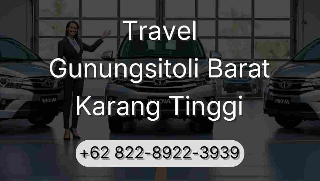 Travel Gunungsitoli Barat Karang Tinggi