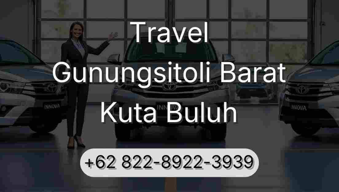 Travel Gunungsitoli Barat Kuta Buluh