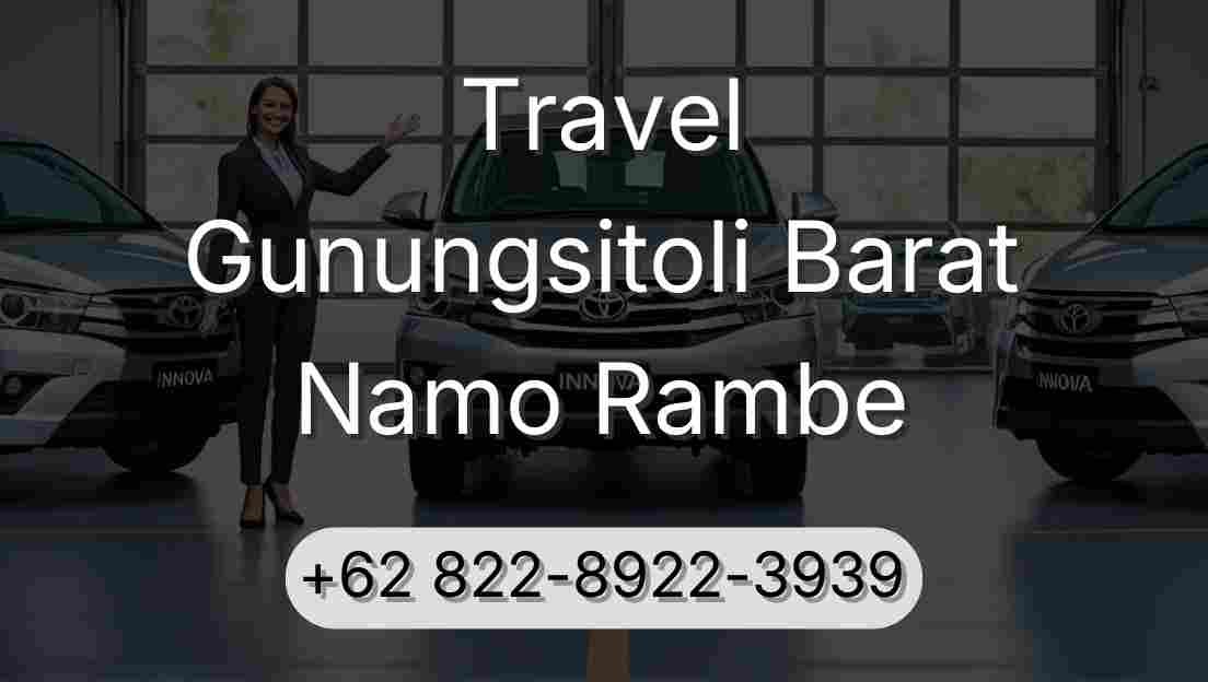 Travel Gunungsitoli Barat Namo Rambe