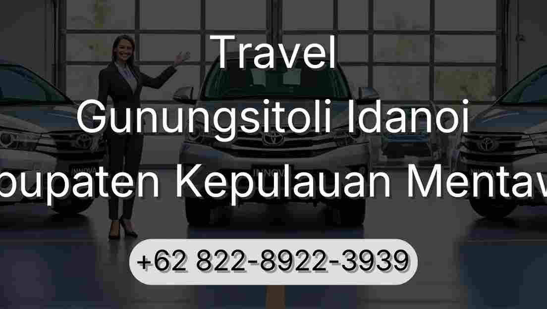 Travel Gunungsitoli Idanoi Kabupaten Kepulauan Mentawai