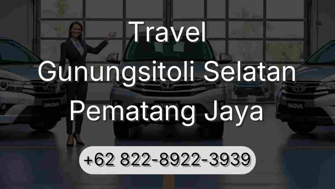 Travel Gunungsitoli Selatan Pematang Jaya
