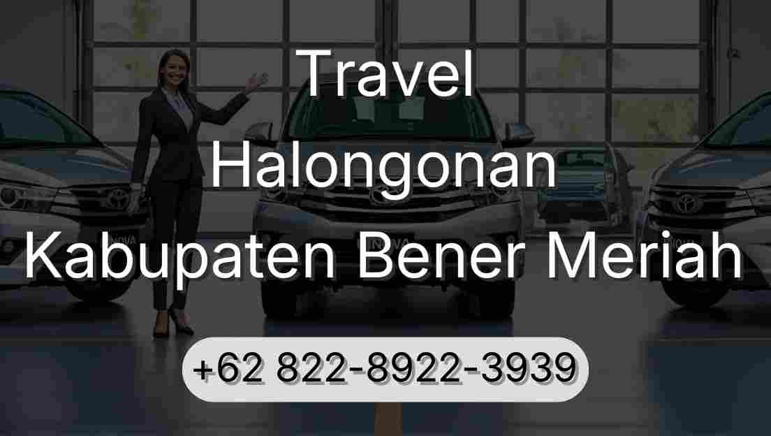 Travel Halongonan Kabupaten Bener Meriah