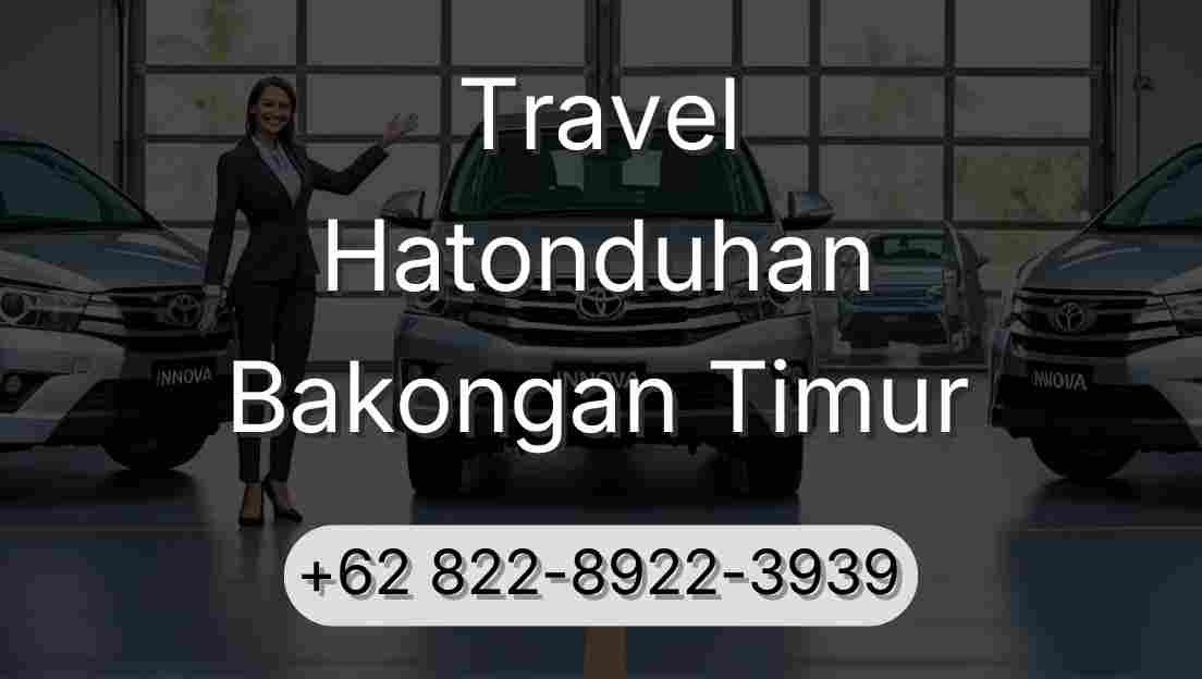 Travel Hatonduhan Bakongan Timur