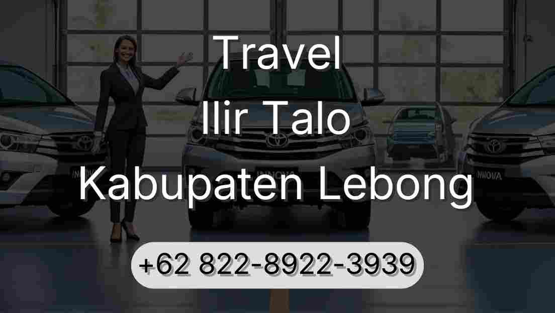 Travel Ilir Talo Kabupaten Lebong
