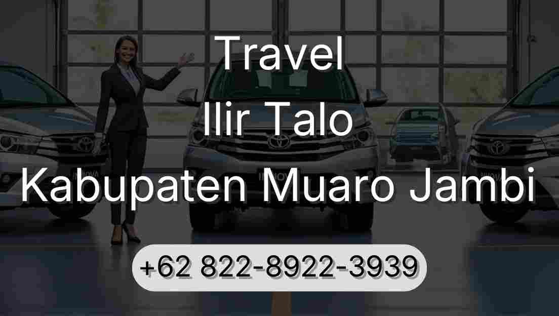 Travel Ilir Talo Kabupaten Muaro Jambi