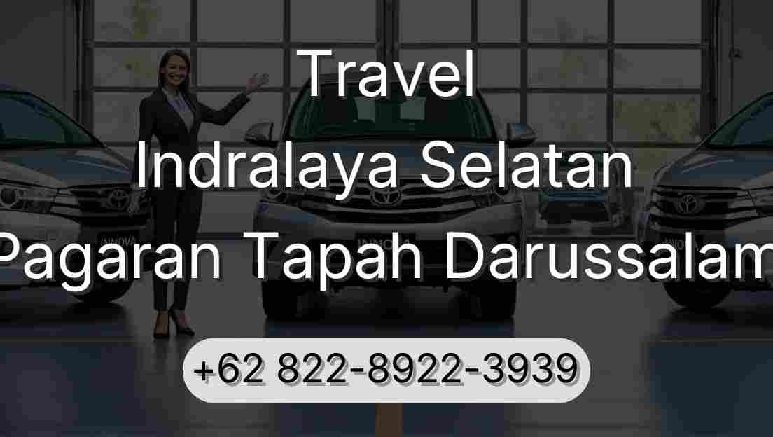 Travel Indralaya Selatan Pagaran Tapah Darussalam