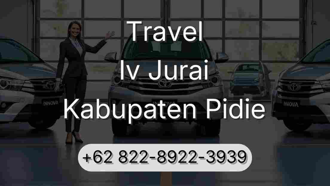 Travel Iv Jurai Kabupaten Pidie