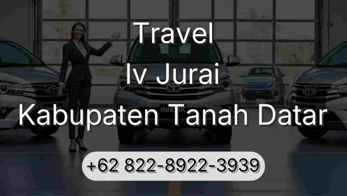 Travel Iv Jurai Kabupaten Tanah Datar