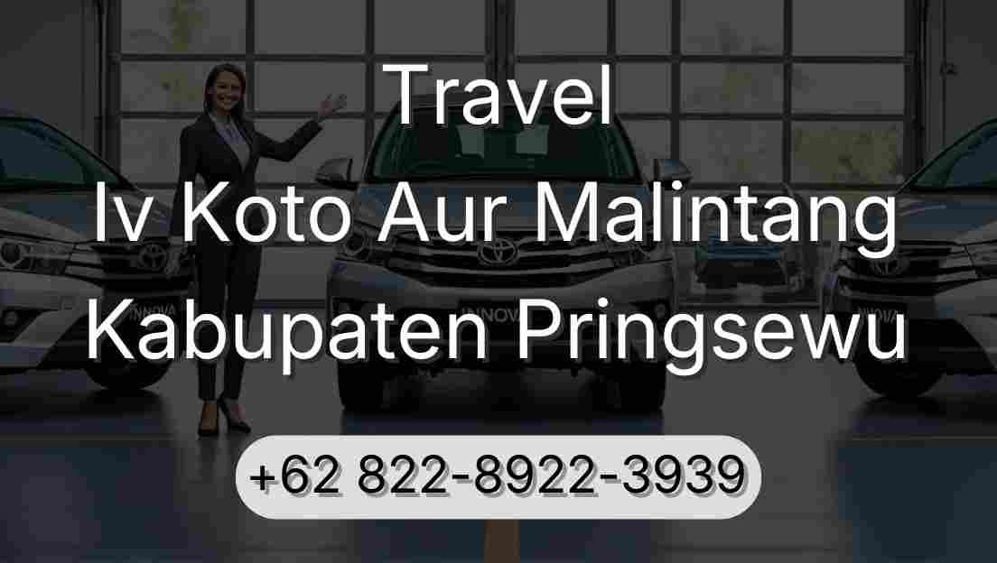 Travel Iv Koto Aur Malintang Kabupaten Pringsewu