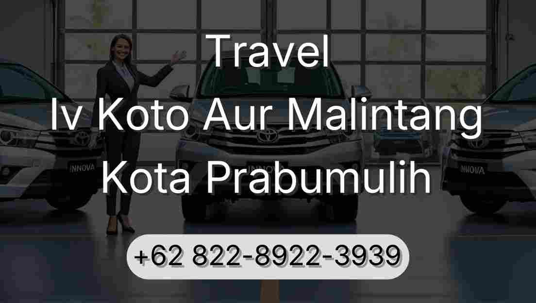Travel Iv Koto Aur Malintang Kota Prabumulih