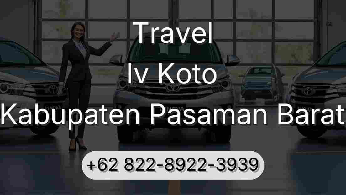 Travel Iv Koto Kabupaten Pasaman Barat