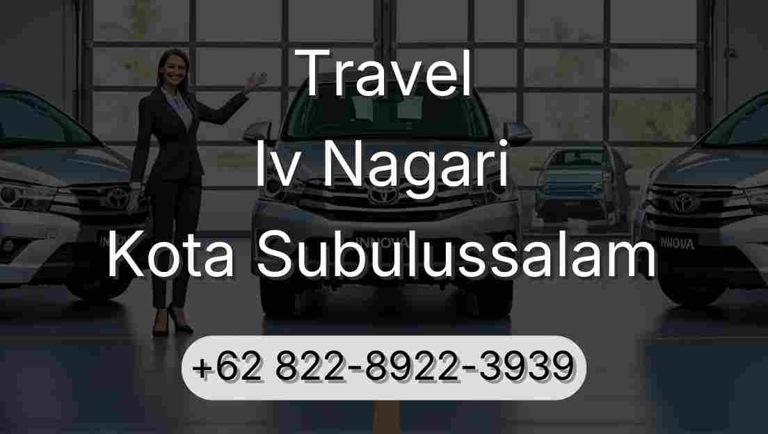 Travel Iv Nagari Kota Subulussalam