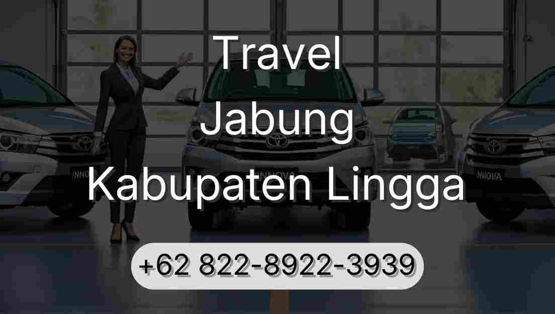 Travel Jabung Kabupaten Lingga