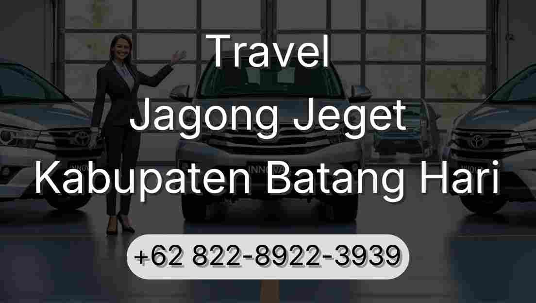 Travel Jagong Jeget Kabupaten Batang Hari