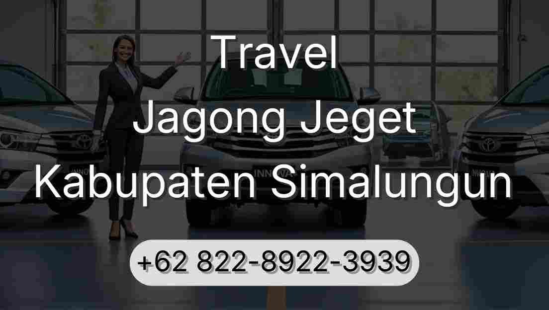 Travel Jagong Jeget Kabupaten Simalungun