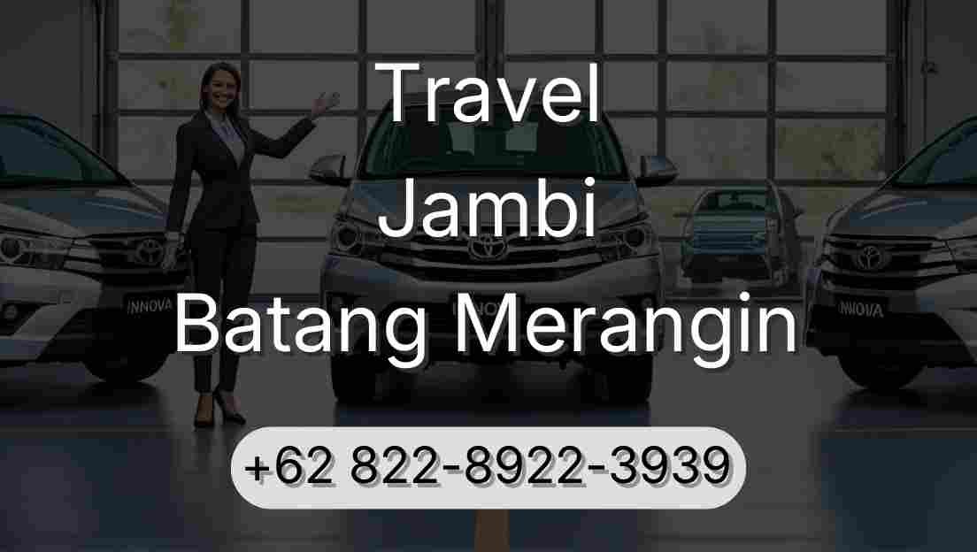 Travel Jambi Batang Merangin