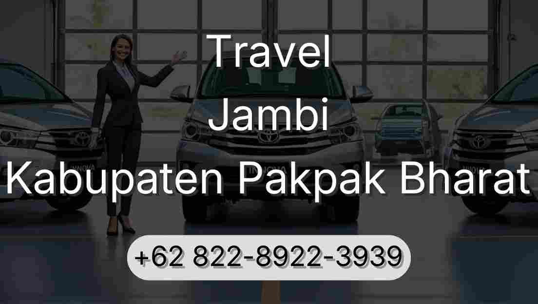 Travel Jambi Kabupaten Pakpak Bharat