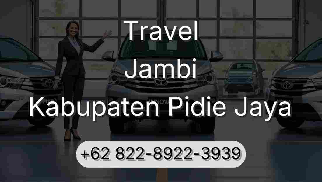 Travel Jambi Kabupaten Pidie Jaya