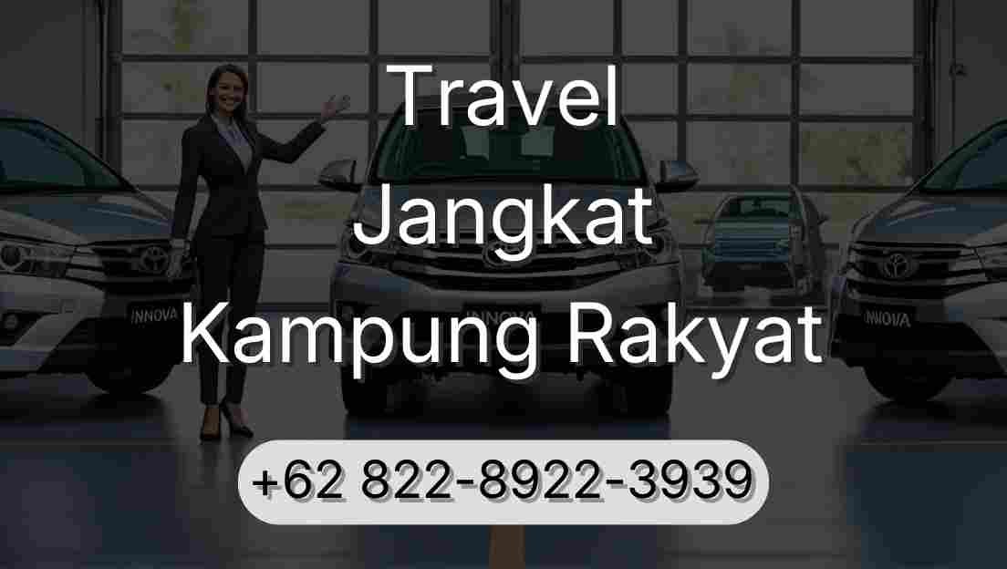 Travel Jangkat Kampung Rakyat