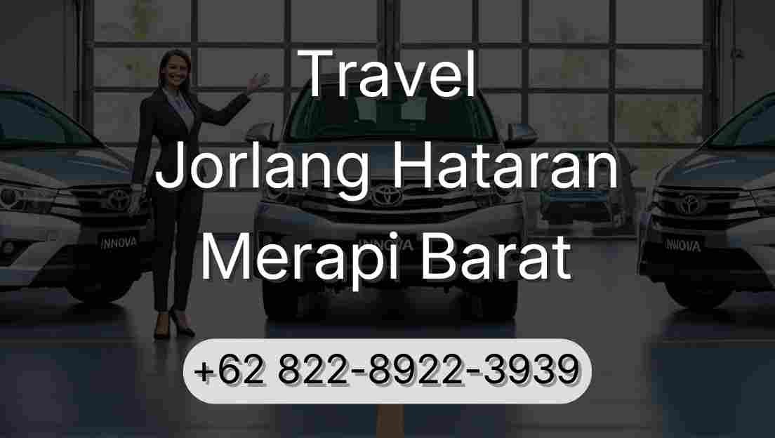 Travel Jorlang Hataran Merapi Barat