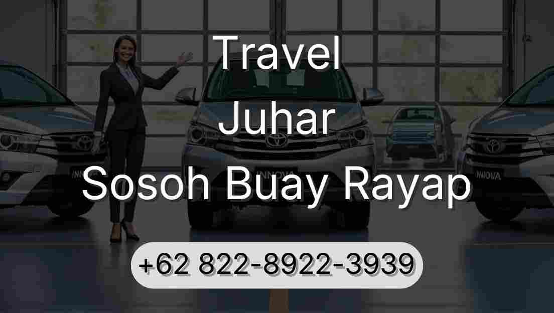 Travel Juhar Sosoh Buay Rayap