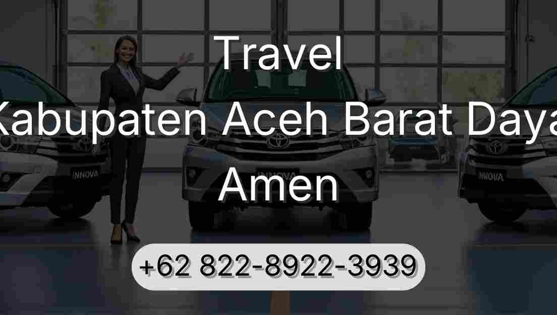 Travel Kabupaten Aceh Barat Daya Amen