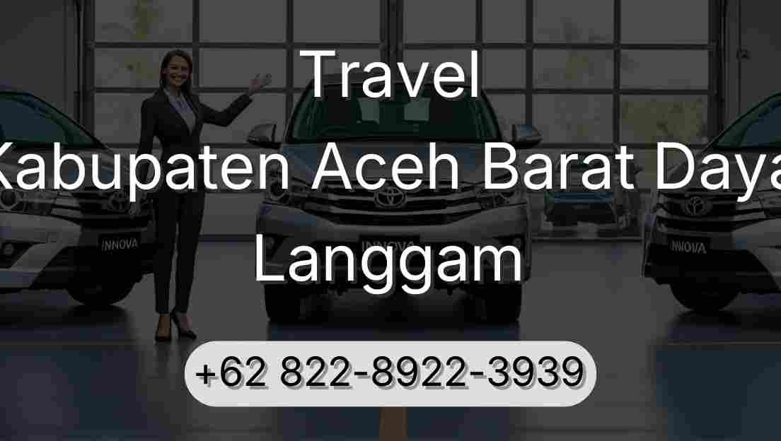 Travel Kabupaten Aceh Barat Daya Langgam