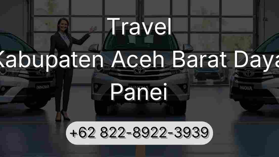 Travel Kabupaten Aceh Barat Daya Panei
