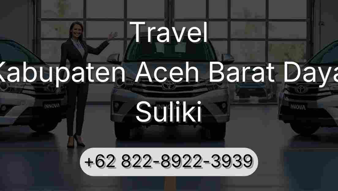 Travel Kabupaten Aceh Barat Daya Suliki