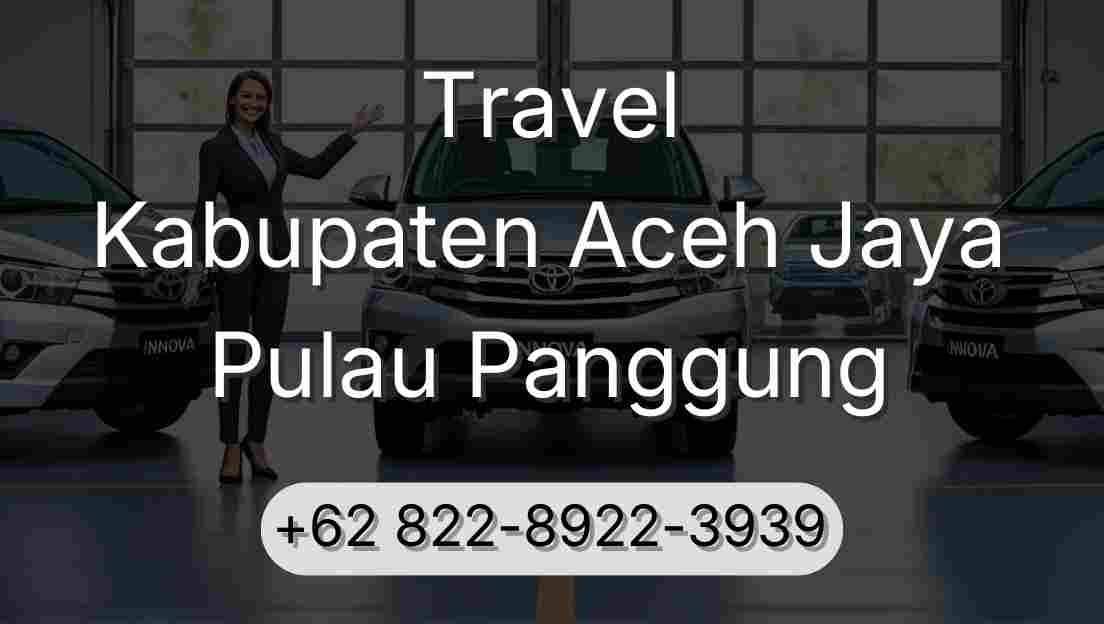 Travel Kabupaten Aceh Jaya Pulau Panggung